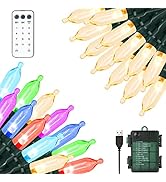 Green Convenience Christmas Lights 33ft 100 LED Battery String Lights with Timer Memory Function ...