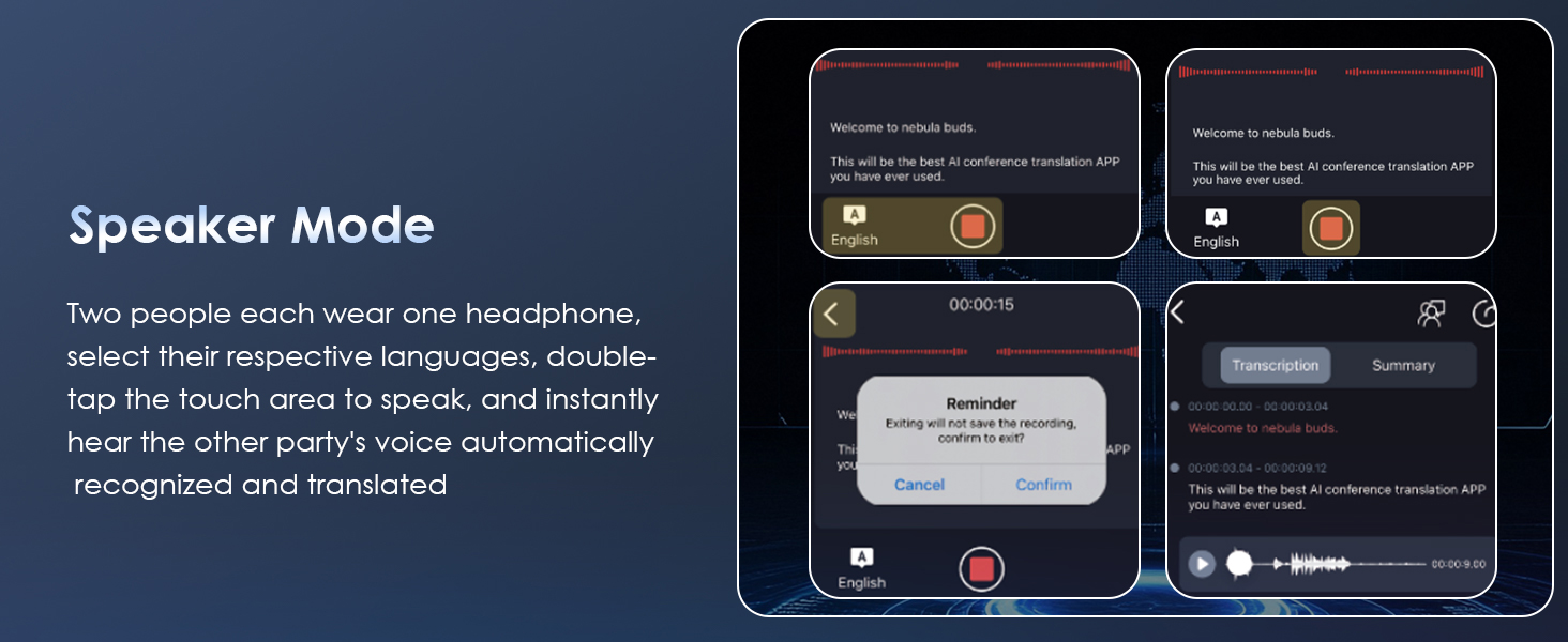 ai headphones language translation