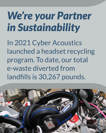 Headset Recycling, Recycling, Sustainable Packaging, Recycle, Re-Use, Reduce Waste