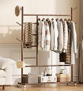wood clothing rack