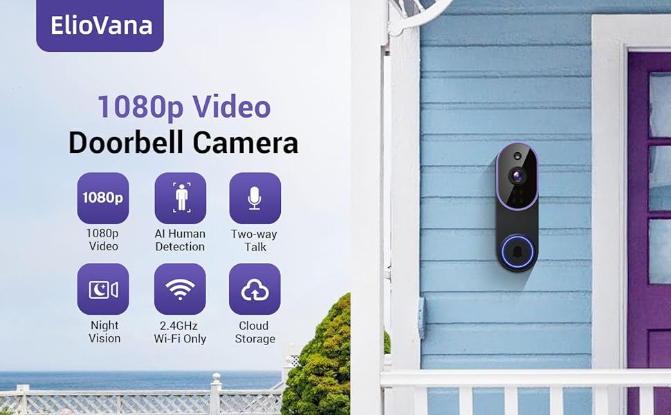 wireless video doorbell Doorbell Camera