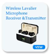 Yinker Wireless Lavalier Microphone for iPhone/Android, 2 TX + 1 USB C RX/Lightning Converter, 10...
