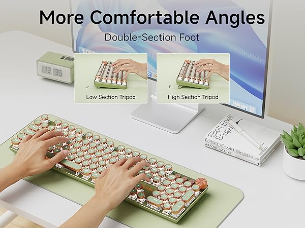 keyboard creamy red keyboard white gaming keyboard cherry blossom keyboard