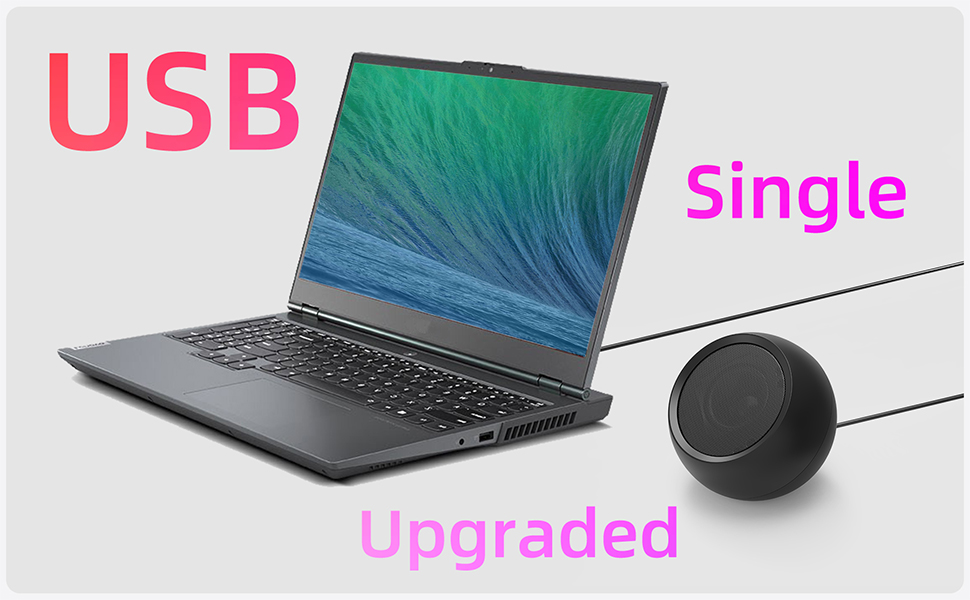[Single] Computer Speaker for Desktop PC Laptop