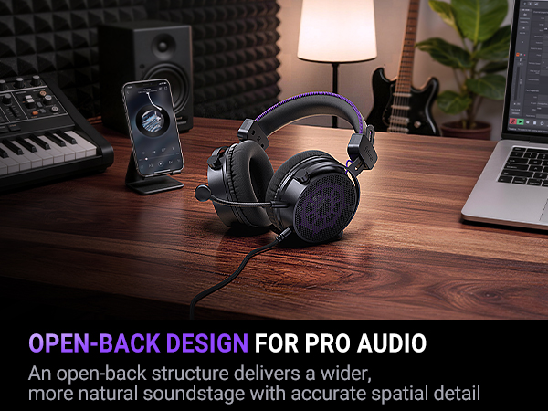 FIFINE AMPLITANK HD18 LITE Over Ear Open Back Design Headphone
