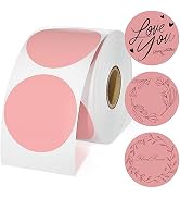 CLASSY Circle Thermal Sticker Labels, 2" Thermal Stickers, Multi-Purpose Round Direct Thermal Lab...
