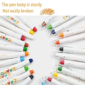 crayon kid&amp;#39;s toddler crayons suitable for 1-3/4-8 Year old bucket crayon bear crayon