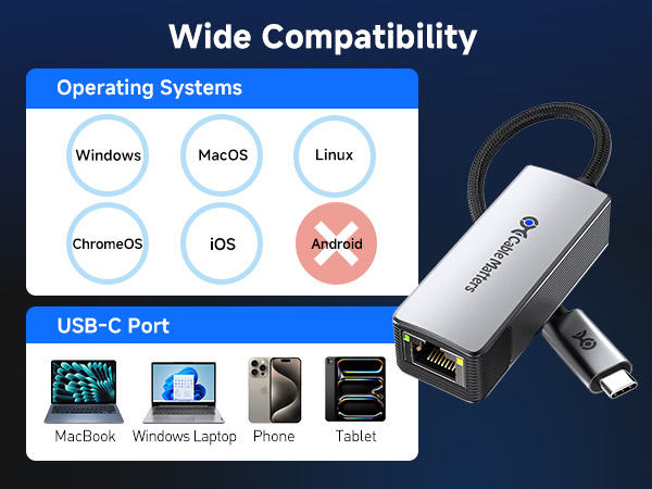 USB C to 10Gb Ethernet Adapter