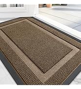 OLANLY Front Door Mat Indoor Outdoor Entrance, Waterproof All-Season, All-Weather Doormat, Sturdy...