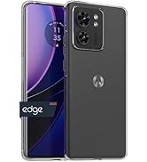 Motorola Edge 2023 Hybrid Crystal Clear Case- Showcase Your Moto Edge 2023 Phone - Clear, Ultra S...