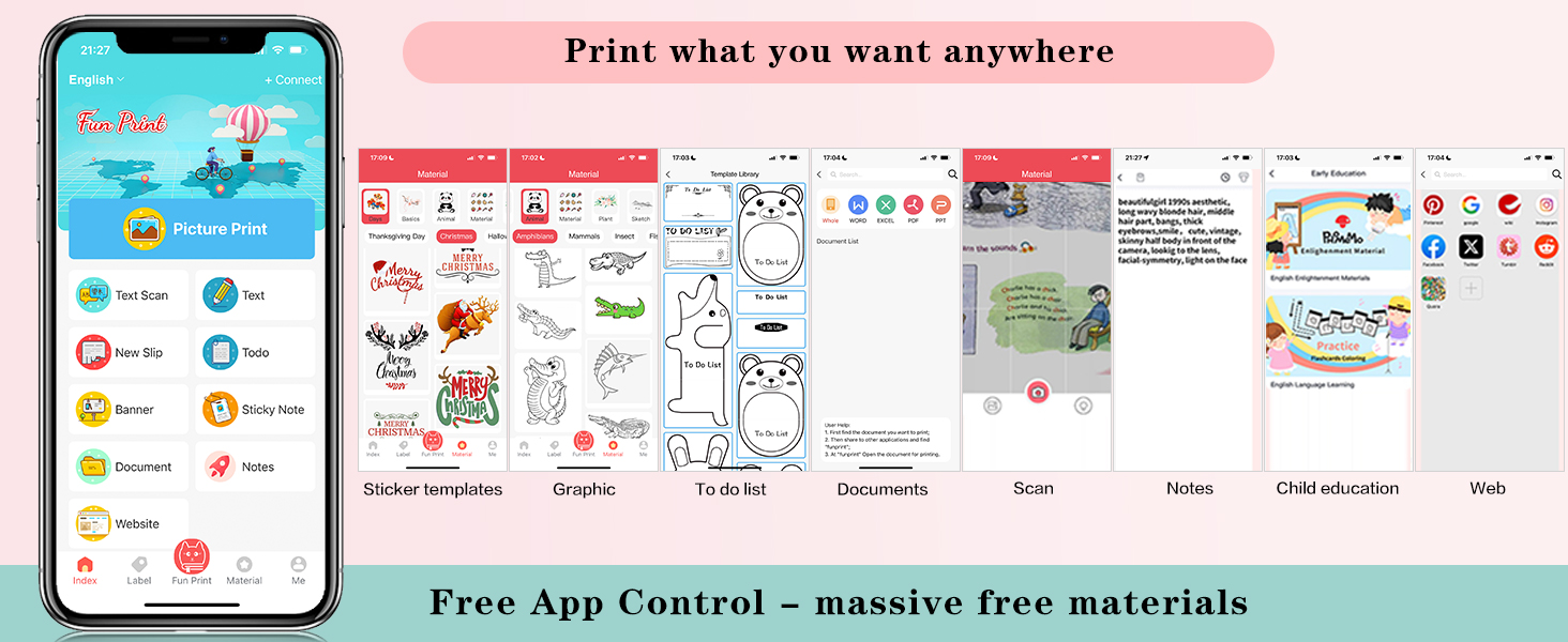 Free App Control - massive free materials