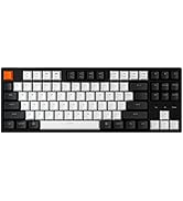 Keychron C1 Mac Layout Wired Mechanical Keyboard, Gateron G Pro Red Switch, Tenkeyless 87 Keys AB...