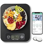 URAMAZ Smart Food Scale for Weight Loss, Kitchen Food Scales Digital Weight Grams and Oz with Nut...