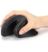 Unipows Bluetooth Ergonomic Mouse, 2.4G Silent Vertical Wireless Mouse, Dual Mode Ergo Optical Mi...