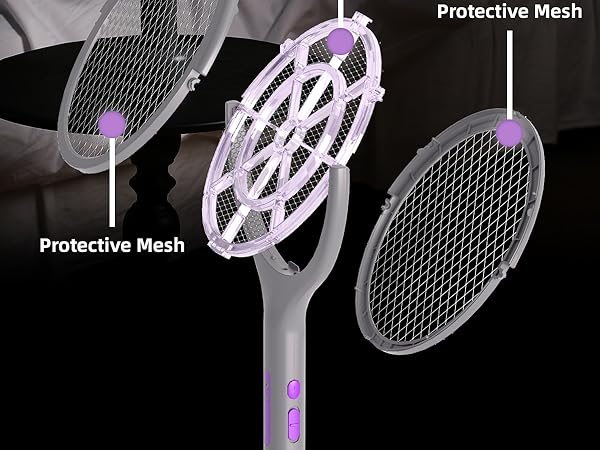 Electric Fly Swatter with Extendable Handle