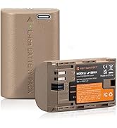 K&amp;F CONCEPT 2-Pack LP-E6NH Battery with USB-C 2H Fast Charging R7 Battery Compatible with Canon R...