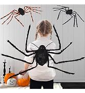 FathiSooc Halloween Spider Costume Party Decorations-Halloween Candy Spider Props with Straps for...