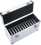 GLOTRENDS B12 12-slot Cell Phone Storage Box, Portable Design for Carrying and Transportation, IP...
