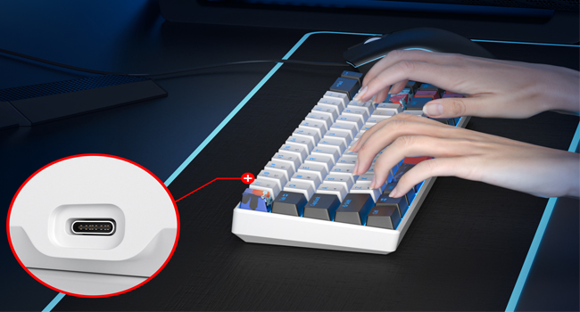 Compact Wired Keyboard