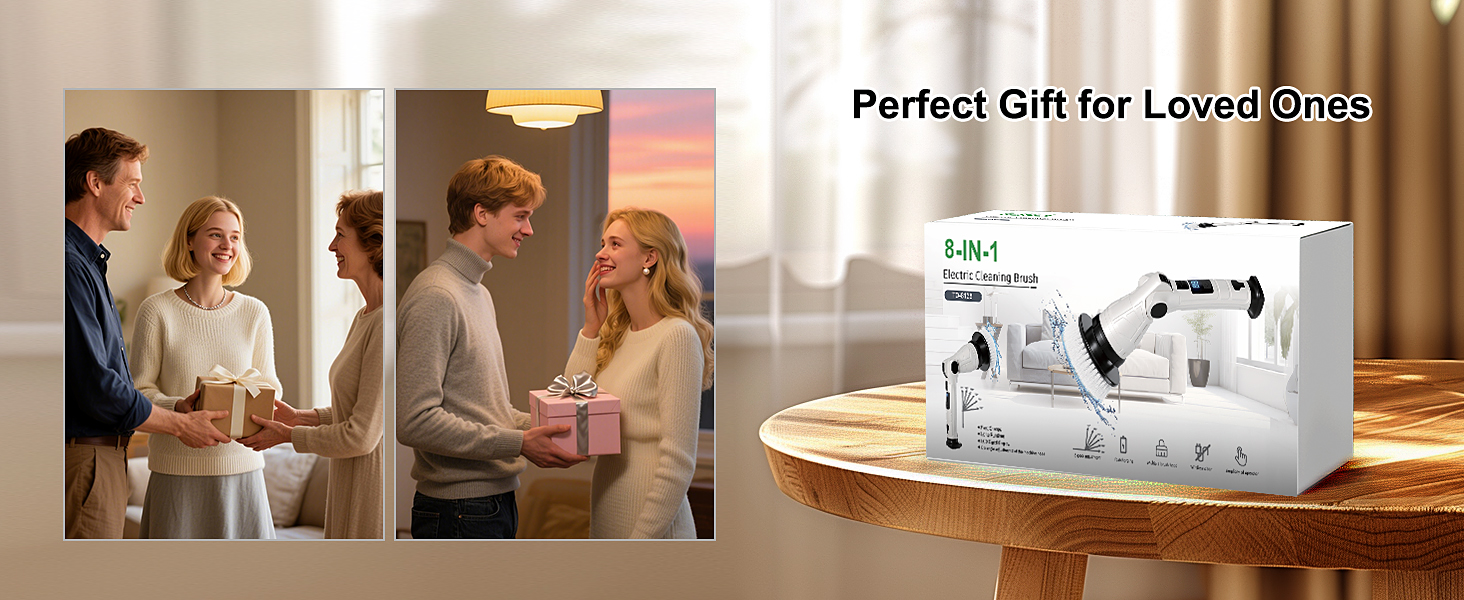 electric shower scrubber for cleaning