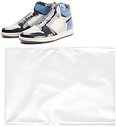 Shoe Shrink Wrap Bags,100Pcs 11x18 Inches Sneaker PVC Heat Shrink Plastic Wrap Large Shoes Protec...
