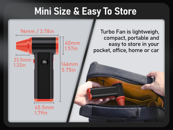 Mini Blower Super Power Turbo Fan