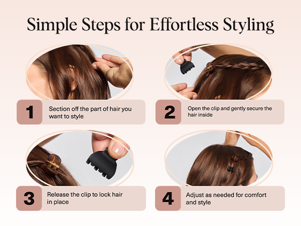 Kitsch Small Hair Clips for Women Stylish Baby Hair Clips