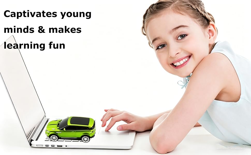 Wireless Mouse Cute Car Mice, Portable Compact Novelty Cool Fun Mice