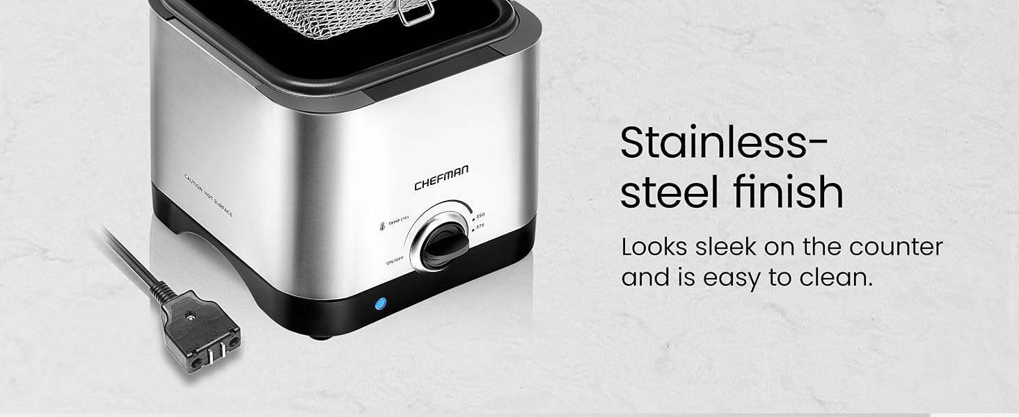 Looks sleek on the counter and is easy to clean.