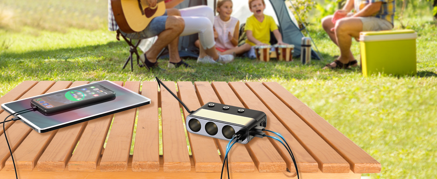 car cigarette lighter splitter