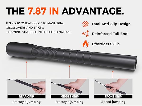 Adjustable Soft Beaded Jump Rope
