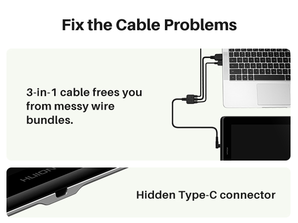 Kamvas Pro16 V2 Fix the Cable Problems