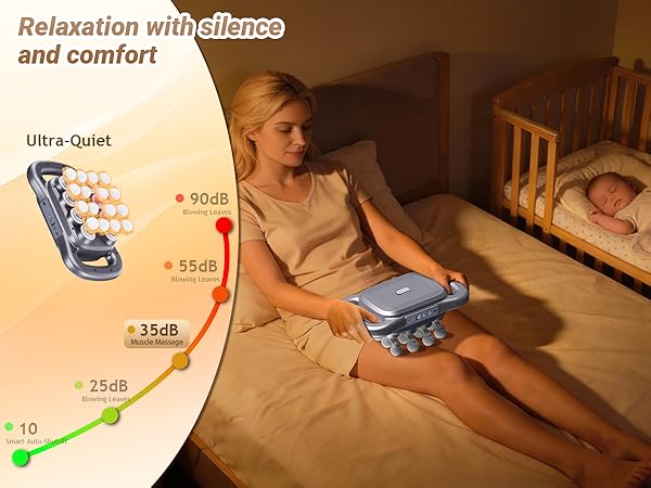 Quiet Muscle Tension Release Electric Massage Tools