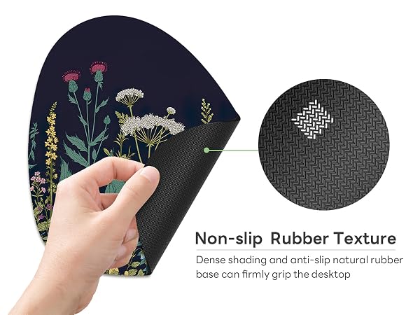 Rimilak Small Mouse Pad 6 x 7 Inch, Irregular Mini Mousepad