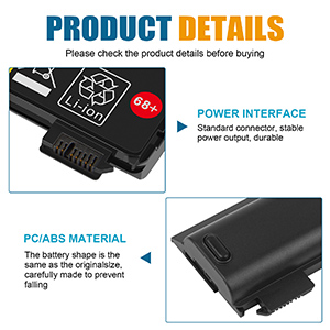 L450 K2450 L460 L470 W550S P50S T460P T470P T560 X270 battery