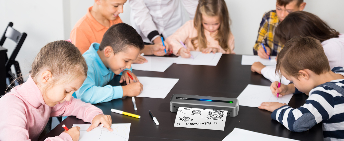 Wireless Inkless Thermal Printer