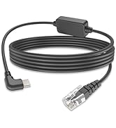Hodeoo USB C to RJ11 for Escort Radar Detector Power Cord – Compatible with Escort MAX 360/360c I...