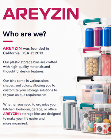 storage bins with lids