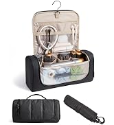 BAGSMART Hair Tool Organizer Travel Bag Compatible with Dyson Airwrap,Shark Hair Dryer, Wide-open...