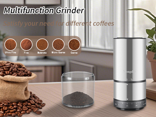 electric conical burr coffee grinder