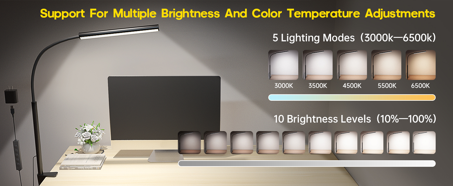 Flexible gooseneck lamp