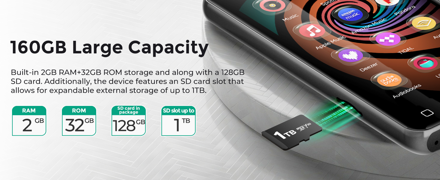 mp3 player with bluetooth and wifi