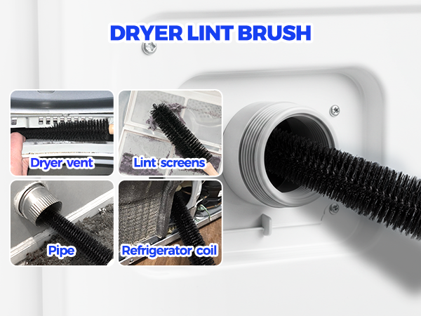 dryer lint brush vent cleaner