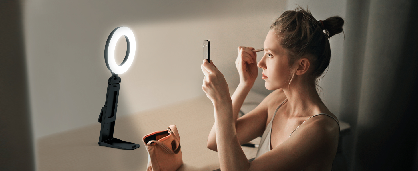 ring light computer aro de luz phone content influencer monitor small selfie zoom laptop webcam vide