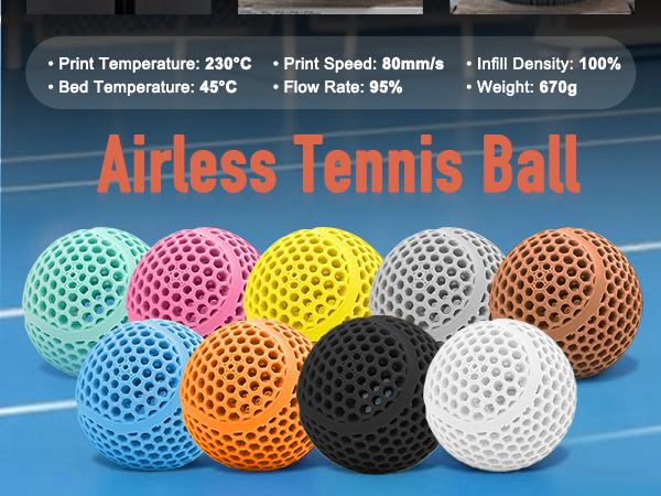 airless basketball filament