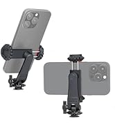 Zeadio Smartphone Tripod Mount Adapter, Cell Phone Tripod Holder Selfie Stick Monopod Adjustable ...
