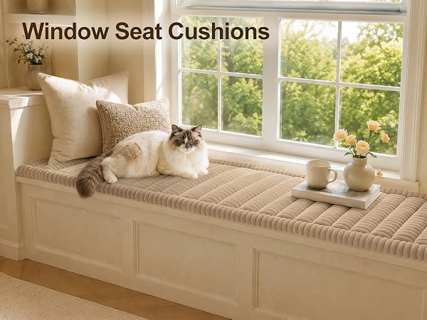 COMFORT ANYWHERE YOU NEED IT - Window Seat Cushions