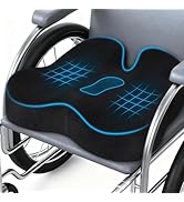 DailyCuddles Wheelchair Seat Cushion, Premium Memory Foam Office Chair Cushion, Supportive Donut ...