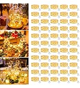 Fairdeer 50 Pack Fairy Lights Battery Operated - 7ft 20 Led Twinkle Lights 3 Modes, Bulk Mini Str...
