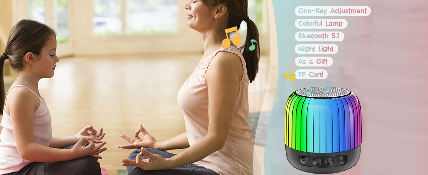 Night Light Bluetooth Speaker